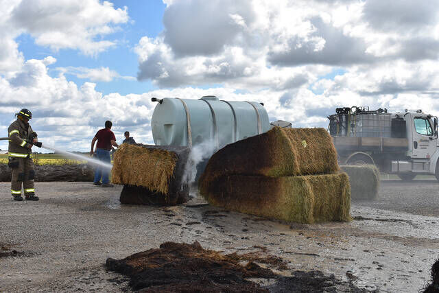 BARN FIRE AVERTED